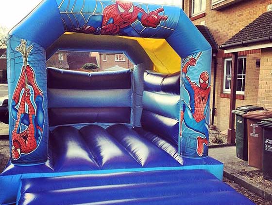 spiderman bouncy castle milton keynes