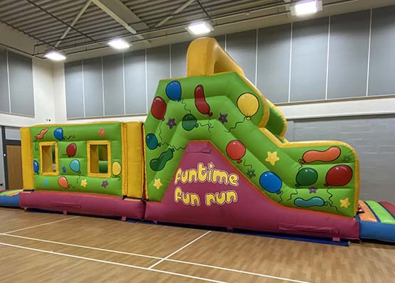 bouncy castle assault course